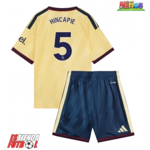Arsenal Piero Hincapie #5 Tercera Equipación Niños 2026-27 Manga Corta (+ Pantalones cortos)